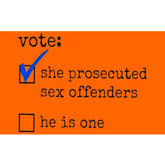 Vote She Prosecuted Sex Offenders He Is One Bumper Sticker