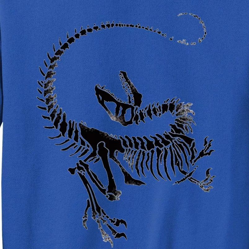 Velociraptor Skeleton Print Sweatshirt