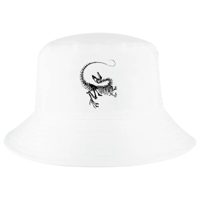 Velociraptor Skeleton Print Cool Comfort Performance Bucket Hat