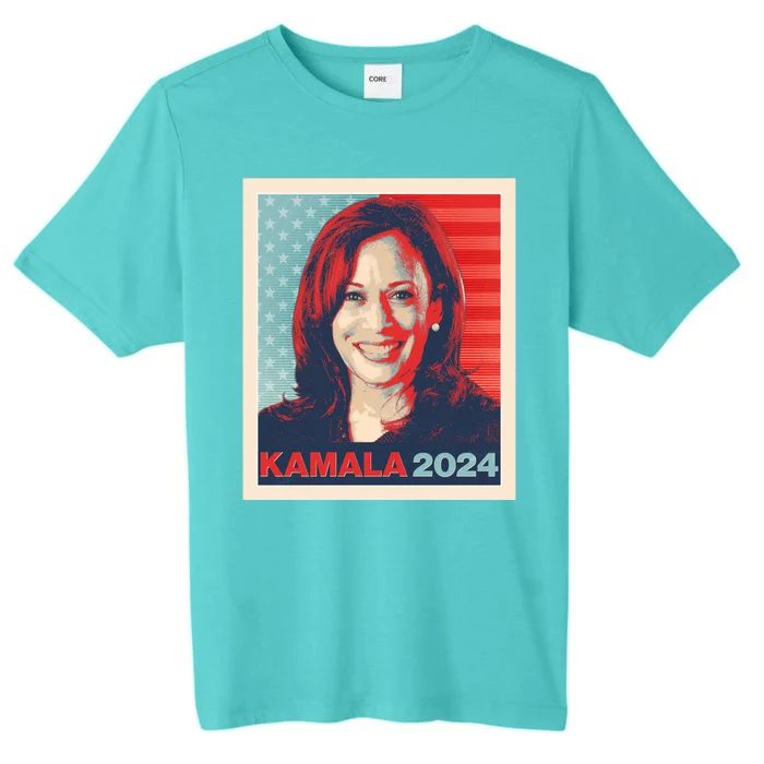 Vintage Style Poster Vote Kamala Harris 2024 ChromaSoft Performance T-Shirt