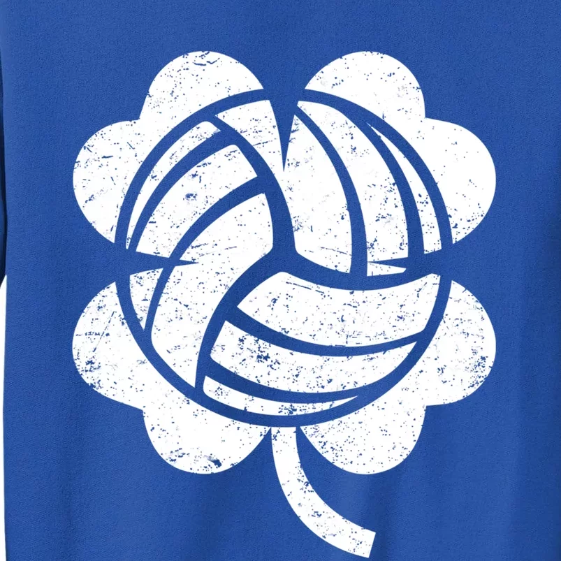 Volleyball St Patricks Day Sports Shamrock Costume Cool Gift Tall Sweatshirt