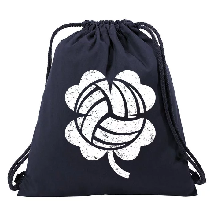 Volleyball St Patricks Day Sports Shamrock Costume Cool Gift Drawstring Bag