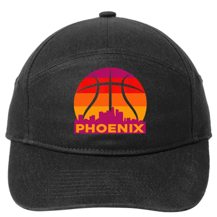 Vintage Sunset Phoenix Arizona 7-Panel Snapback Hat