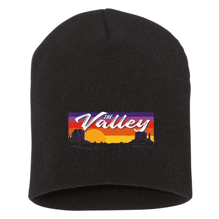 Vintage Sunset Phoenix Arizona Classic Arizona Short Acrylic Beanie