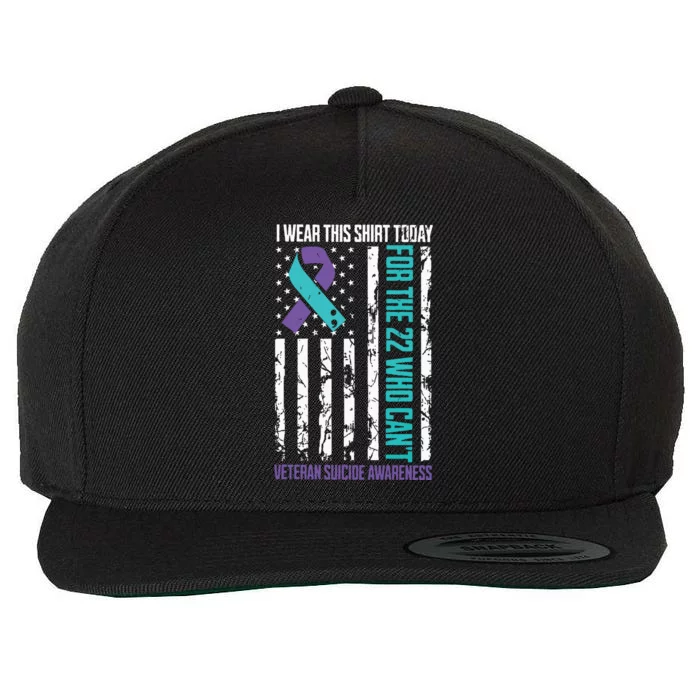 Veteran Suicide Prevention Suicide Awareness Crisis Wool Snapback Cap