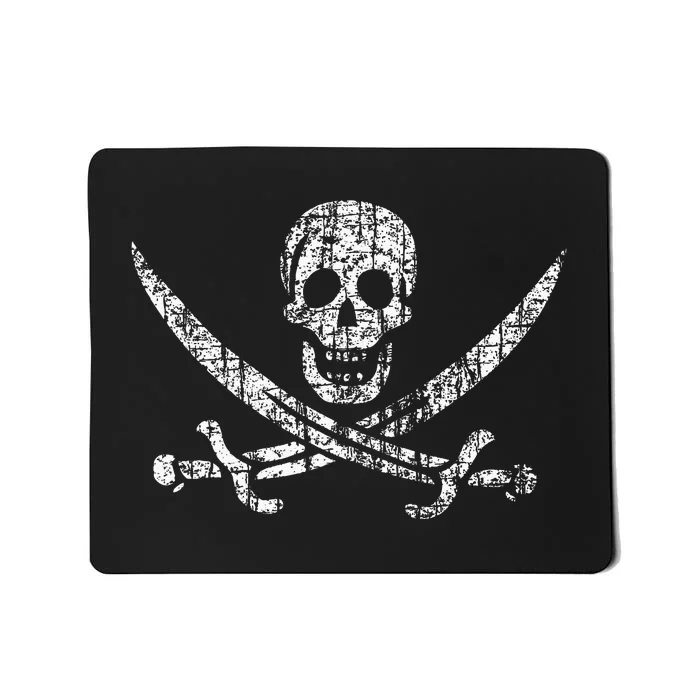 Vintage Skull Pirate Flag Mousepad