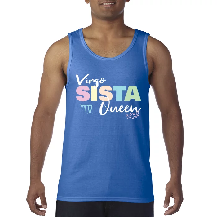 Virgo Sista Queen Zodiac Sign For Proud Virgo Gift Tank Top