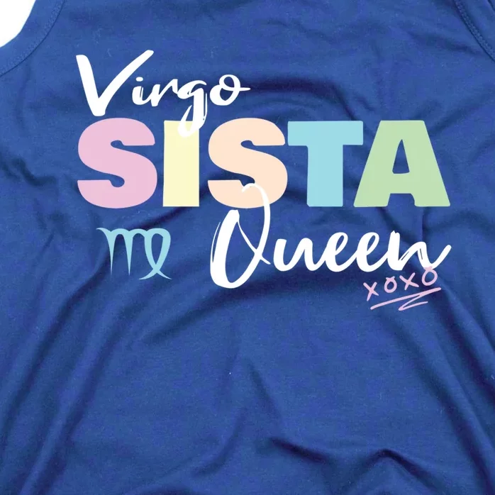 Virgo Sista Queen Zodiac Sign For Proud Virgo Gift Tank Top