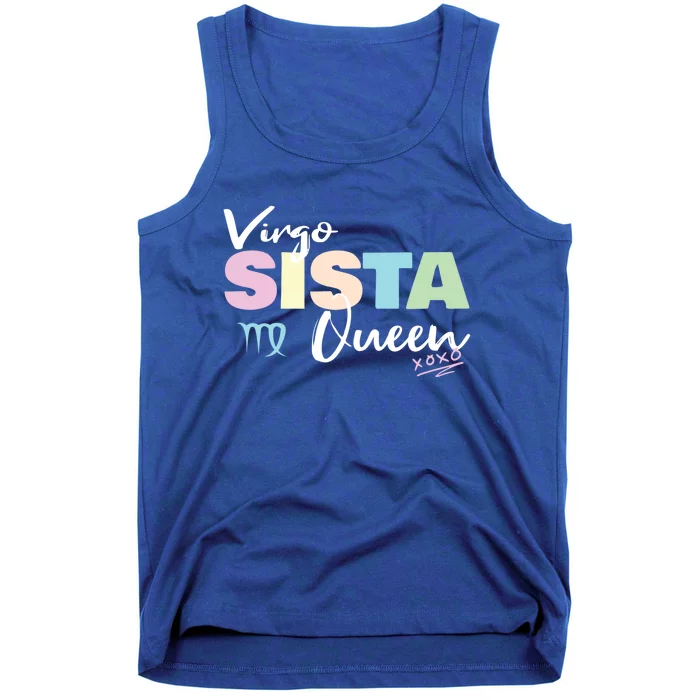 Virgo Sista Queen Zodiac Sign For Proud Virgo Gift Tank Top