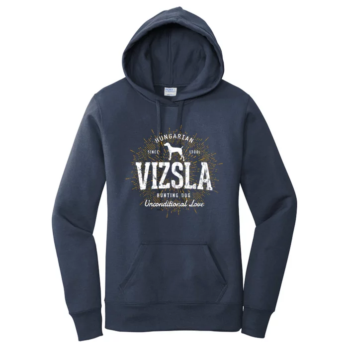 Vintage Style Retro Vizsla Gift Women's Pullover Hoodie