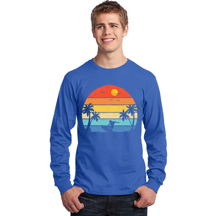 Vintage Surfer Retro Surfing Beach Surf Long Sleeve Shirt