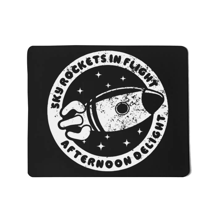 Vintage Sky Rockets In Flight Afternoon Delight Mousepad