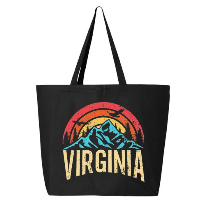 Virginia State Retro Virginia 25L Jumbo Tote