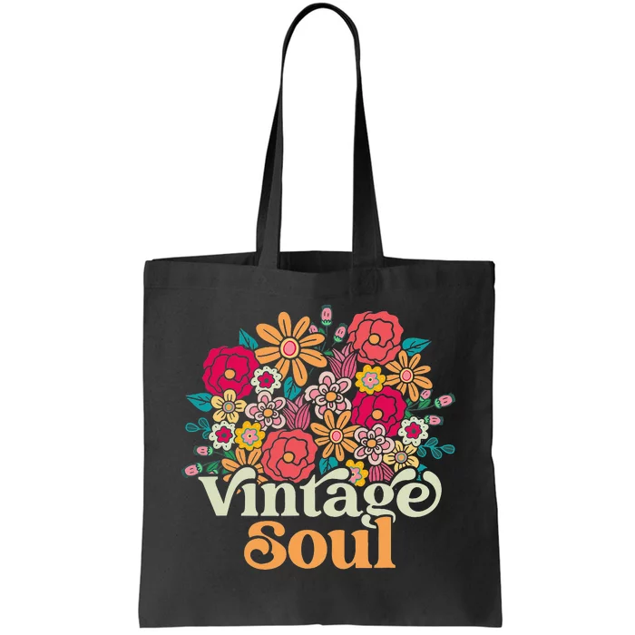 Vintage Soul Retro 70s 80s 90s Old School Tote Bag