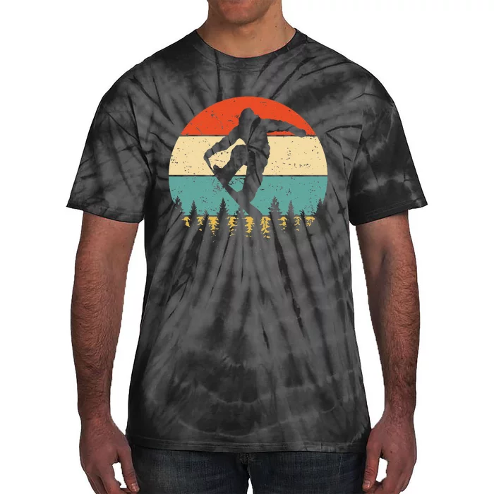 Vintage Snowboarding Retro Snowboard Tie-Dye T-Shirt