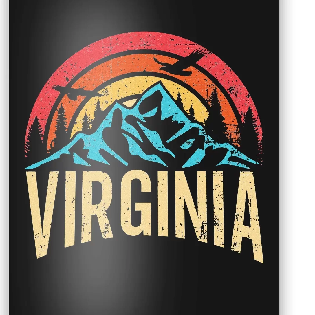 Virginia State Retro Virginia Poster