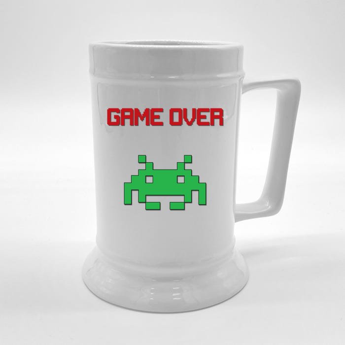 Vintage Style Retro Gaming Gift Video Games Gift Front & Back Beer Stein