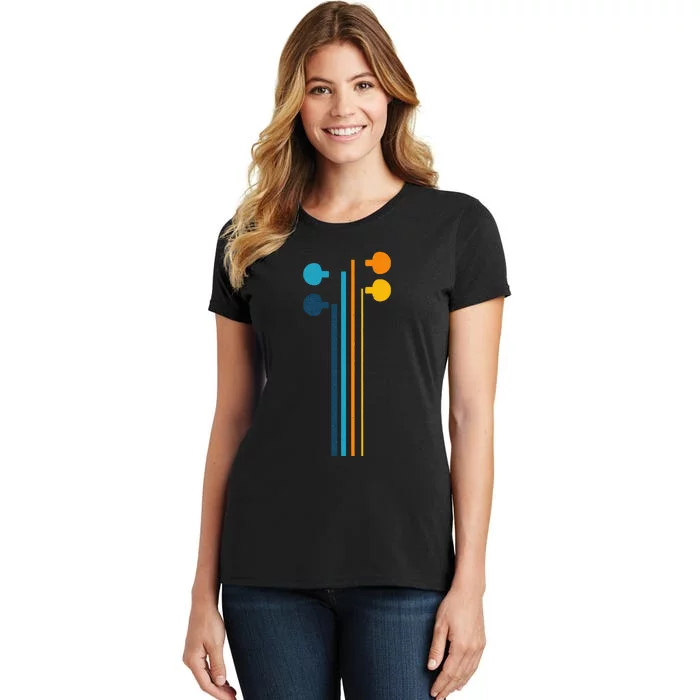 Violin Strings Retro Orchestra Violin Player Violin Lover Women's T-Shirt