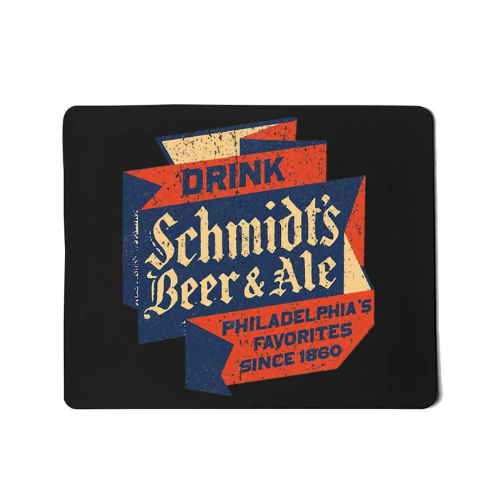 Vintage SchmidtS Retro Defunct Beer And Ale Mousepad