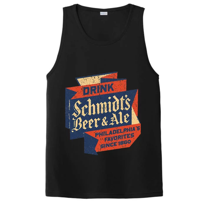 Vintage SchmidtS Retro Defunct Beer And Ale Performance Tank