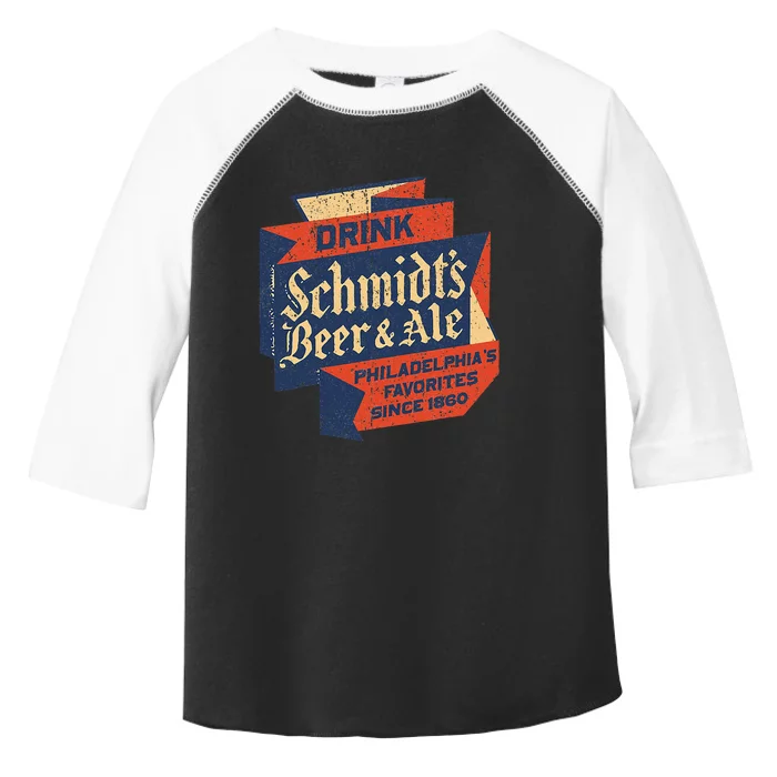 Vintage SchmidtS Retro Defunct Beer And Ale Toddler Fine Jersey T-Shirt