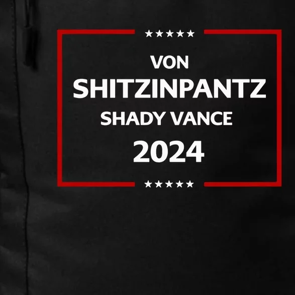 Von Shitzinpantz Shady Vance 2024 Daily Commute Backpack