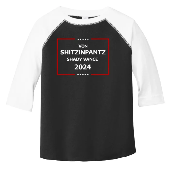 Von Shitzinpantz Shady Vance 2024 Toddler Fine Jersey T-Shirt