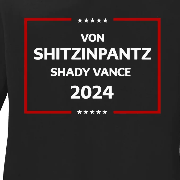 Von Shitzinpantz Shady Vance 2024 Ladies Long Sleeve Shirt