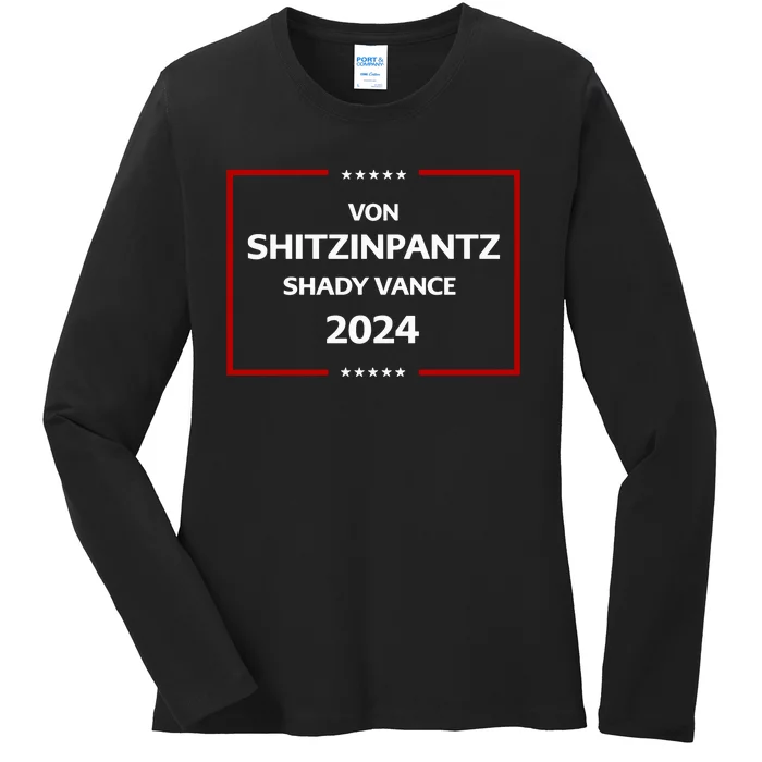 Von Shitzinpantz Shady Vance 2024 Ladies Long Sleeve Shirt