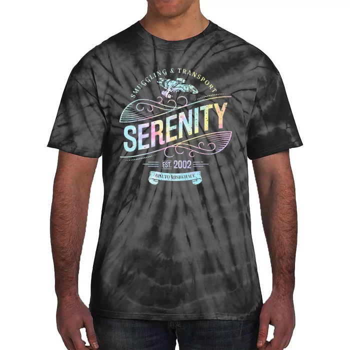 Vintage Serenity Smuggling And Transport Firefly Tie Dye Tie-Dye T-Shirt