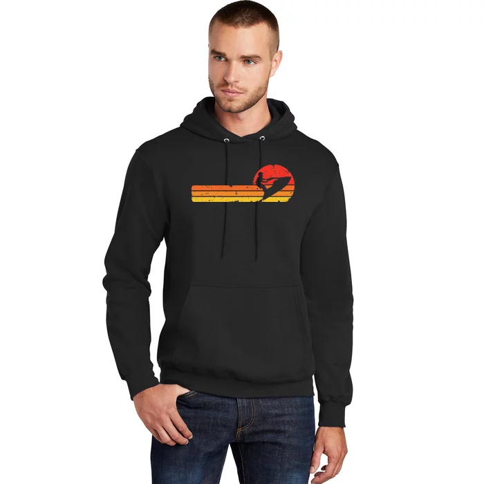 Vintage Standup Sunset Jetski Rider Hoodie