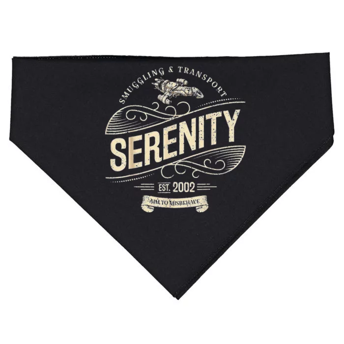 Vintage Serenity Smuggling And Transport Firefly USA-Made Doggie Bandana