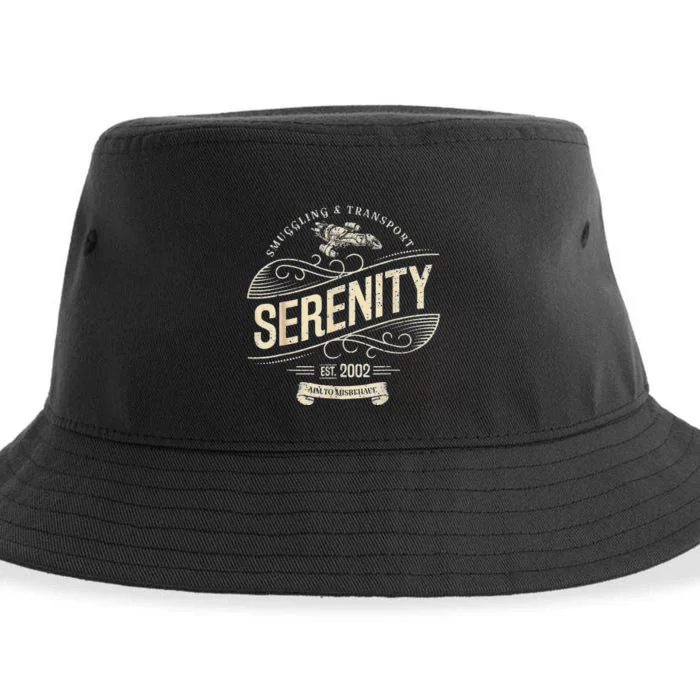 Vintage Serenity Smuggling And Transport Firefly Sustainable Bucket Hat