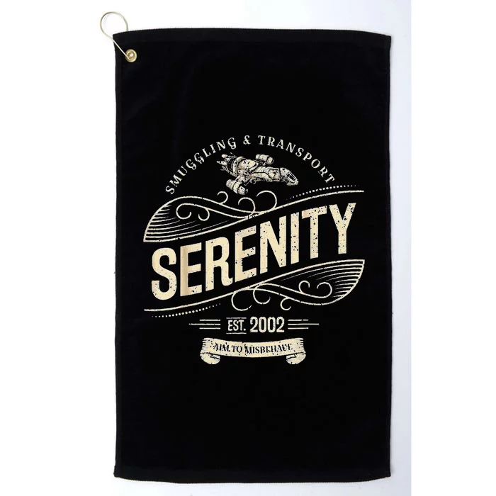 Vintage Serenity Smuggling And Transport Firefly Platinum Collection Golf Towel