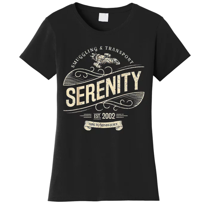 Vintage Serenity Smuggling And Transport Firefly Women's T-Shirt