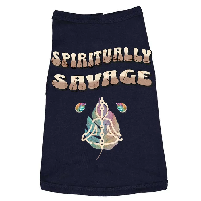 Vintage Spiritually Savage Design Doggie Tank