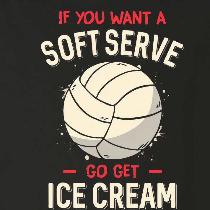 Volleyball Soft Serve Pun Design Toddler Long Sleeve Shirt