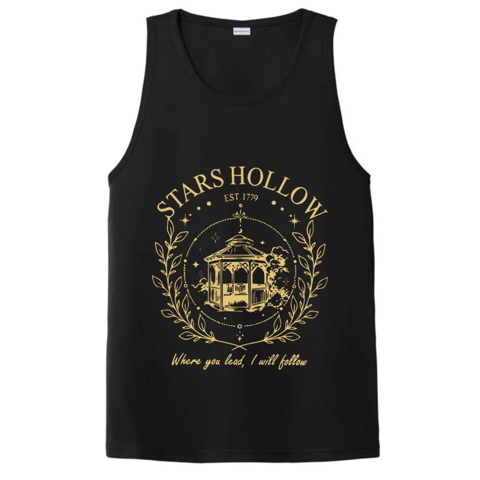 Vintage Style Stars Hallow Performance Tank