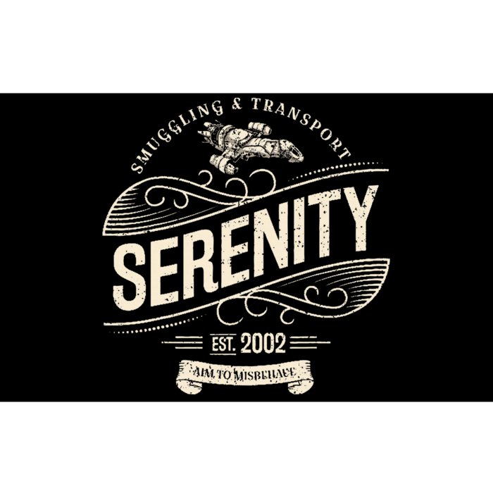 Vintage Serenity Smuggling And Transport Firefly Bumper Sticker