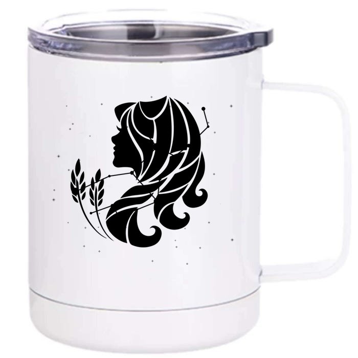 Virgo Symbol Star Sign Horoscope Zodiac Virgo Gift Front & Back 12oz Stainless Steel Tumbler Cup