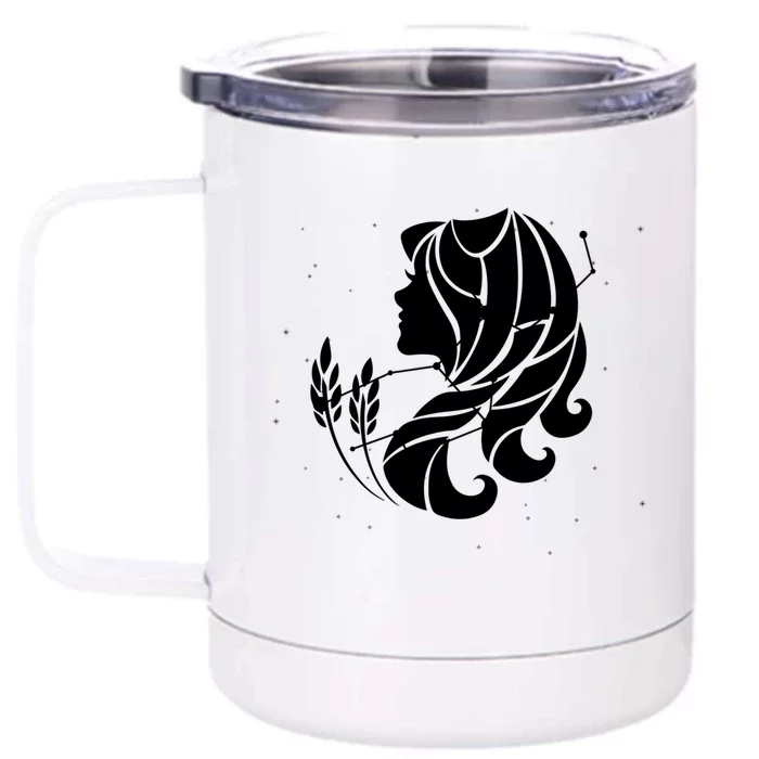 Virgo Symbol Star Sign Horoscope Zodiac Virgo Gift Front & Back 12oz Stainless Steel Tumbler Cup