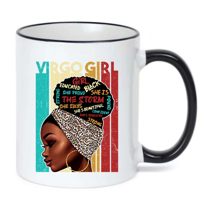 Virgo She Slays And Prays August September Birthday Queen Gift Black Color Changing Mug