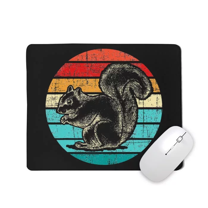 Vintage Squirrel Squirrel Lover Rodent Animal Lover Mousepad