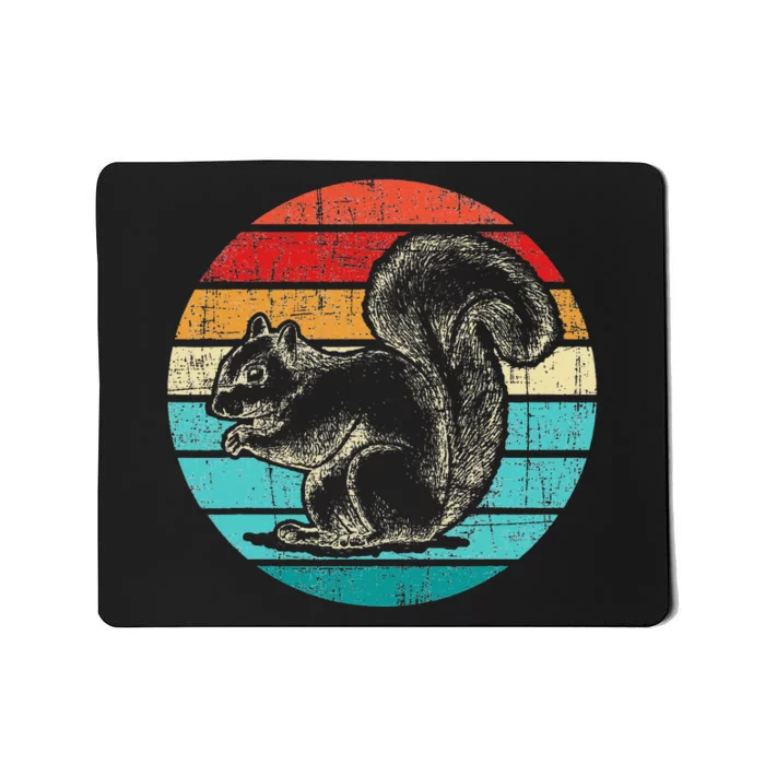 Vintage Squirrel Squirrel Lover Rodent Animal Lover Mousepad