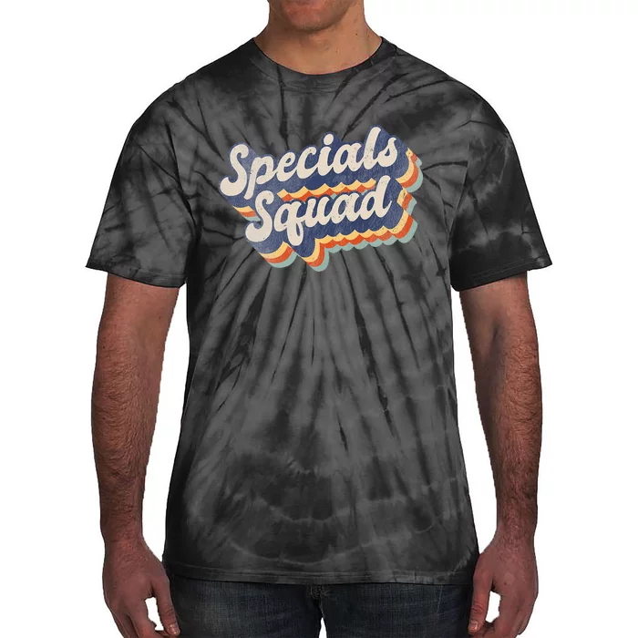 Vintage Specials Squad Art Music PE Tech Gym Teacher Team Tie-Dye T-Shirt