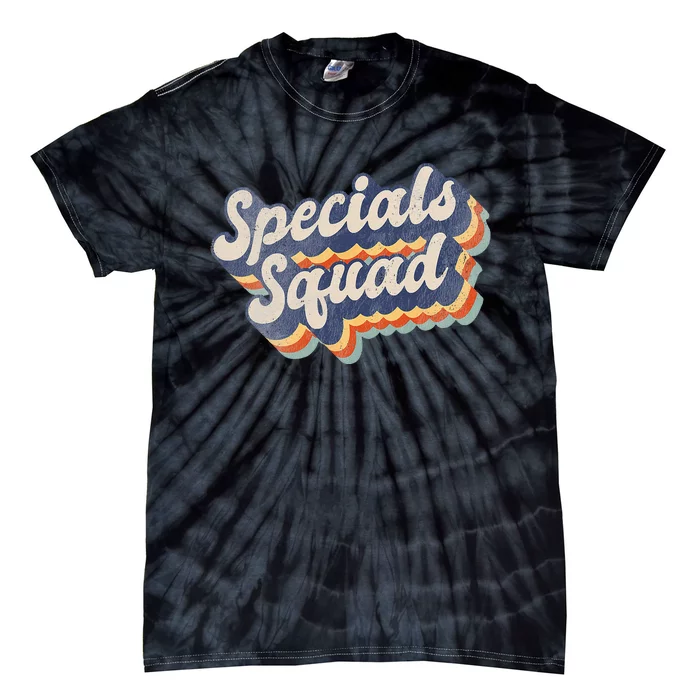 Vintage Specials Squad Art Music PE Tech Gym Teacher Team Tie-Dye T-Shirt