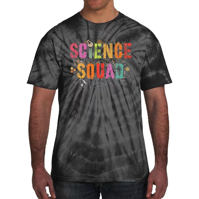 Vintage Science Squad Technology Teacher Team Student Stem Tie-Dye T-Shirt