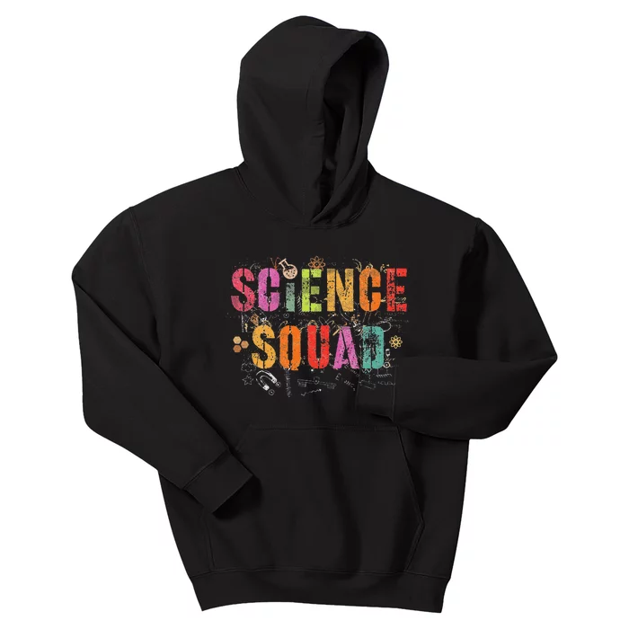 Vintage Science Squad Technology Teacher Team Student Stem Kids Hoodie