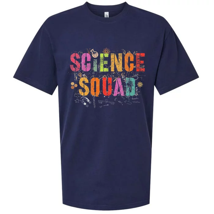 Vintage Science Squad Technology Teacher Team Student Stem Sueded Cloud Jersey T-Shirt