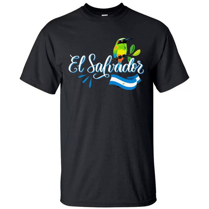 Vos Solo Sos Paja Salvadoran Slang El Salvador Flag Torogoz Tall T-Shirt